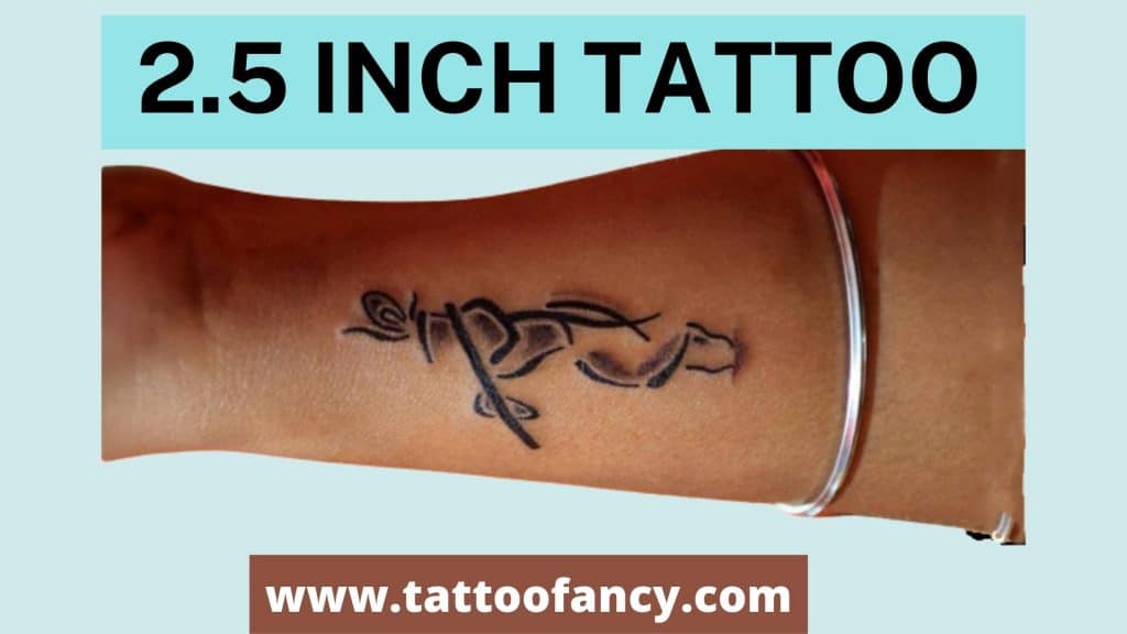 2.5 inch tattoo