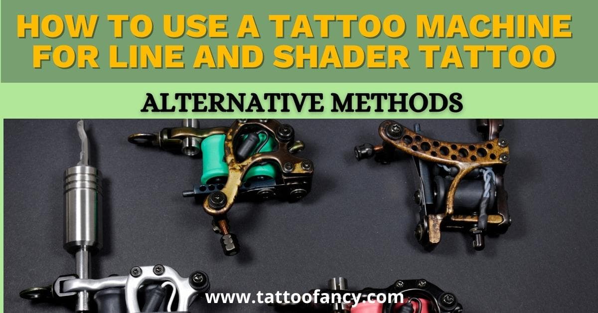 How To Use A Tattoo Machine For Line and Shader tattoo