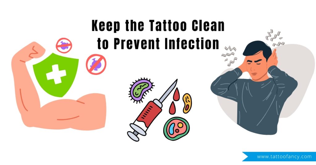 Keep the Tattoo Clean to Prevent Infection